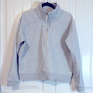 Vuori Gray Half-Zip Pullover Woman’s Size Large